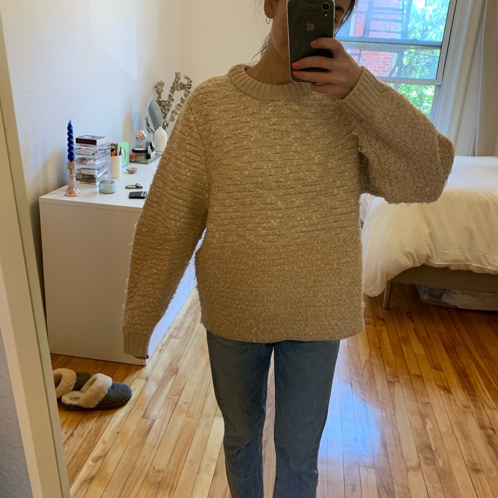 Pink chunky sweater